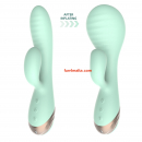 Naughty Hon Inflatable Rabbit Vibrator, mint green - reachargeable & waterproof